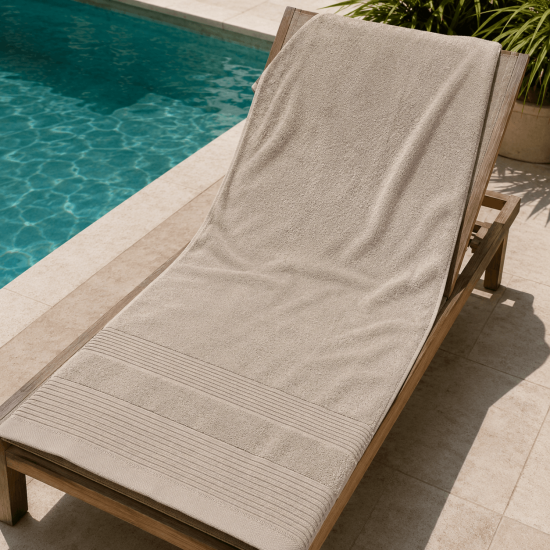 Πετσέτα Πισίνας - Spa 80X150 Beige