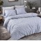 Beauty Home Σετ σεντόνια φανελένια υπέρδιπλα με λάστιχο Flame Art 12631 170x200+32 Γκρι