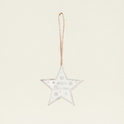 Beauty Home ΞΥΛΙΝΗ ΦΙΓΟΥΡΑ ΑΣΤΕΡΙ MERRY CRISTMAS