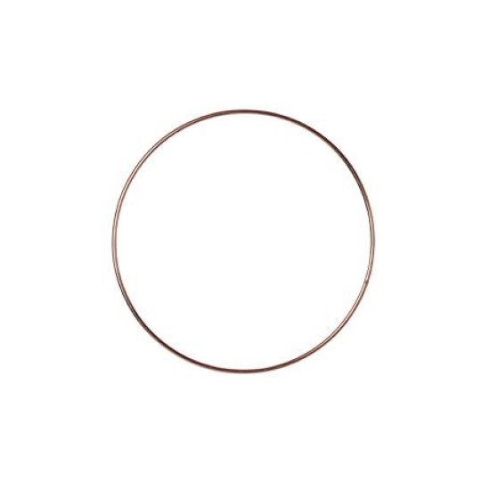 Beauty Home ΜΕΤΑΛΛΙΚΟΣ ΚΥΚΛΟΣ ΡΟΖ ΧΡΥΣΟ 20 CM