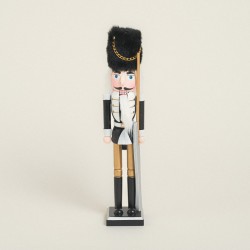 Beauty Home ΚΑΡΥΟΘΡΑΥΣΤΕΣ ΜΑΥΡΟΙ ΜΕ ΓΟΥΝΙΝΟ ΚΑΠΕΛΟ 38 CM