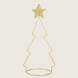 Beauty Home ΜΕΤΑΛΛΙΚΟ ΕΛΑΤΟ ΜΕ ΑΣΤΕΡΙ ΧΡΥΣΟ 10×21,5cm