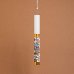 Beauty Home ΛΑΜΠΑΔΑ ΣΤΟΛΙΣΜΕΝΗ ΒΕΛΟΥΔΟ ΕΚΡΟΥ ΛΟΥΛΟΥΔΙΑ ΣΕ ΣΥΣΚΕΥΑΣΙΑ ΔΩΡΟΥ