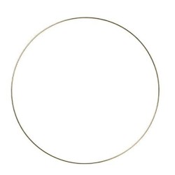 Beauty Home ΜΕΤΑΛΛΙΚΟΣ ΚΥΚΛΟΣ ΧΡΥΣΟΣ 40 CM