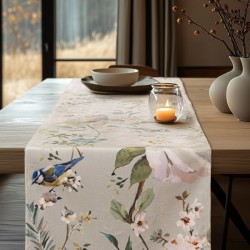 Beauty Home ΡΑΝΝΕΡ ΒΕΛΟΥΔΟ PEONY AND BIRD