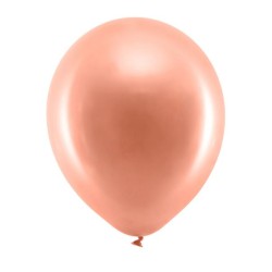 Beauty Home ΜΠΑΛΟΝΙΑ ΡΟΖ ΧΡΥΣΟ 30 CM  10 TEM