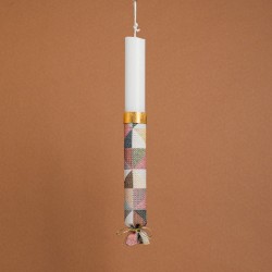 Beauty Home ΛΑΜΠΑΔΑ ΣΤΟΛΙΣΜΕΝΗ ΣΤΟΦΑ ΙΝΔΙΚΑ ΤΡΙΓΩΝΑ  ΣΕ ΣΥΣΚΕΥΑΣΙΑ ΔΩΡΟΥ