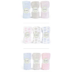 Κουβέρτα Αγκαλιάς Σετ 9Τμχ Σε Κουτί - Διάφορα χρώματα - Διάσταση: (9) 75 x 100 cm