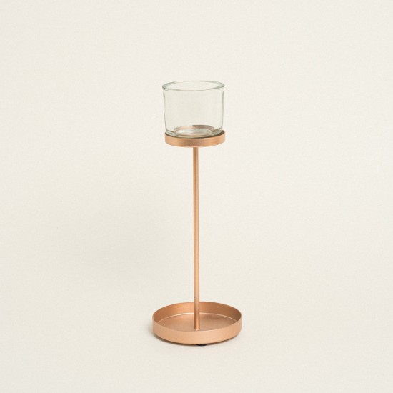 Beauty Home ΚΗΡΟΠΗΓΙΟ BILBAO ΡΟΖ ΧΡΥΣΟ 9.50 X 27 CM
