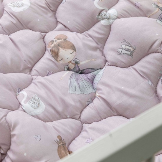 Πάπλωμα Κούνιας Odette - Λιλά - Διάσταση: 110 x 140 cm