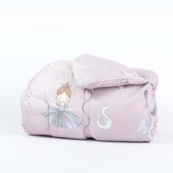 Πάπλωμα Κούνιας Odette - Λιλά - Διάσταση: 110 x 140 cm