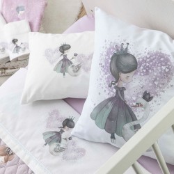 Μαξιλάρι Διακοσμητικό Printed Odette - Λευκό - Διάσταση: 45 x 45 cm