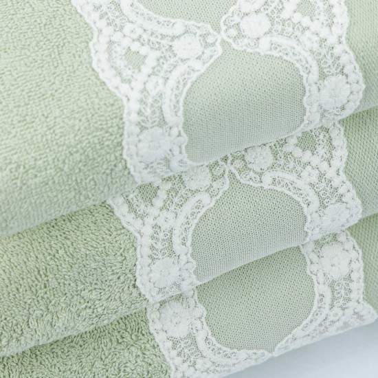 Πετσέτες Σετ 3ΤΜΧ Δάφνη - Λιλά - Διάσταση: 70 x 140 / 50 x 90 / 30 x 50 cm