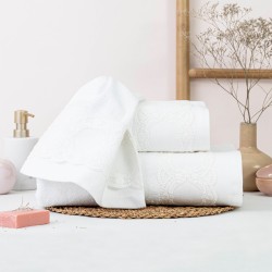 Πετσέτες Σετ 2ΤΜΧ Δάφνη - Εκρού - Διάσταση: 50 x 90 / 30 x 50 cm