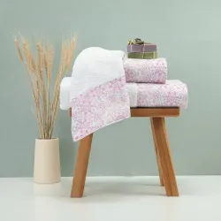 Πετσέτες Σετ 3ΤΜΧ Μάνταλα - Λευκό - Διάσταση: 70 x 140 / 50 x 90 / 30 x 50 cm