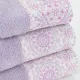 Πετσέτες Σετ 3ΤΜΧ Μάνταλα - Λιλά - Διάσταση: 70 x 140 / 50 x 90 / 30 x 50 cm