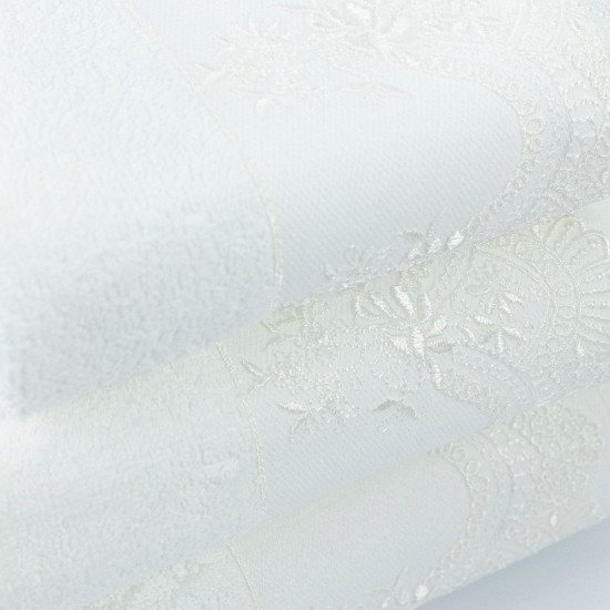 Πετσέτες Σετ 3ΤΜΧ Νεφέλη - Λευκό - Διάσταση: 70 x 140 / 50 x 90 / 30 x 50 cm