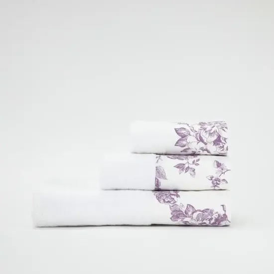 Πετσέτες Σετ 3ΤΜΧ Rosine - Πούδρα - Διάσταση: 70 x 140 / 50 x 90 / 30 x 50 cm