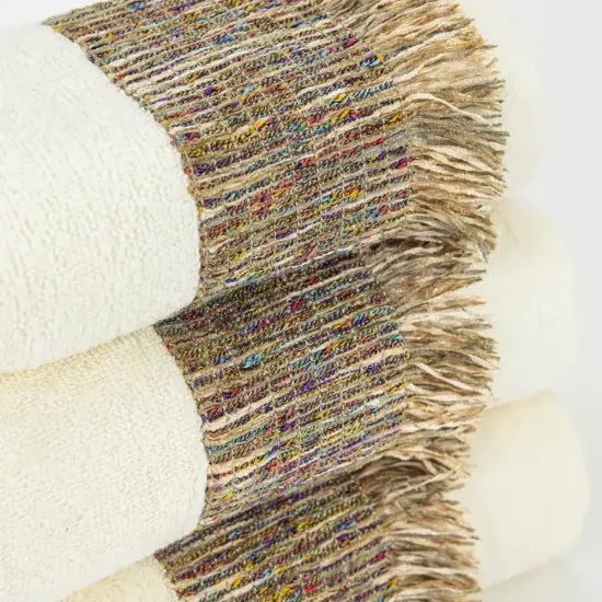 Πετσέτες Σετ 3ΤΜΧ Siesta - Μουσταρδί - Διάσταση: 70 x 140 / 50 x 90 / 30 x 50 cm