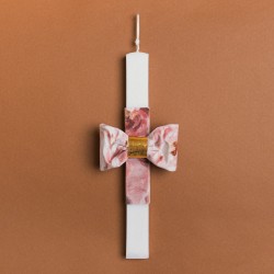 Beauty Home ΛΑΜΠΑΔΑ 33cm ΦΛΟΡΑΛ ΦΙΟΓΚΟΣ ΒΕΛΟΥΔΟ ΡΟΖ ΣΕ ΣΥΣΚΕΥΑΣΙΑ ΔΩΡΟΥ