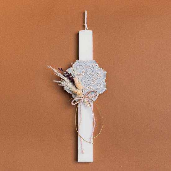 Beauty Home ΛΑΜΠΑΔΑ 33cm ΣΟΥΒΕΡ ΔΙΧΡΩΜΟ ΜΕ ΑΠΟΞΗΡΑΜΕΝΑ ΓΚΡΙ ΣΕ ΣΥΣΚΕΥΑΣΙΑ ΔΩΡΟΥ