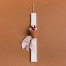 Beauty Home ΛΑΜΠΑΔΑ 33cm ΚΑΣΠΩ ΜΕ ΑΠΟΞΗΡΑΜΕΝΑ ΡΟΖ ΣΕ ΣΥΣΚΕΥΑΣΙΑ ΔΩΡΟΥ