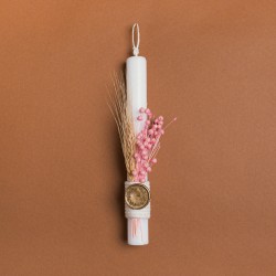 Beauty Home ΛΑΜΠΑΔΑ 25cm ΒΟΥΛΟΚΕΡΙ ΜΕ ΑΠΟΞΗΡΑΜΕΝΑ ΡΟΖ ΣΕ ΣΥΣΚΕΥΑΣΙΑ ΔΩΡΟΥ