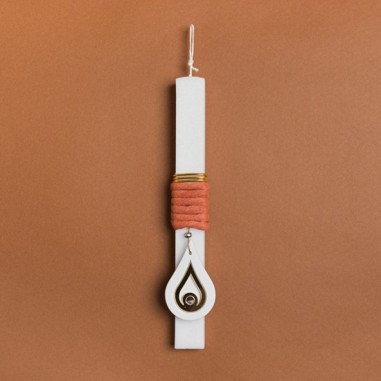 Beauty Home ΛΑΜΠΑΔΑ 33cm ΚΕΡΑΜΙΚΟ ΔΑΚΡΥ ΧΡΥΣΟ ΣΕ ΣΥΣΚΕΥΑΣΙΑ ΔΩΡΟΥ