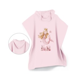 Παιδικό Πόντσο Θαλάσσης Reef - Ροζ - Διάσταση: 60 x 60 cm