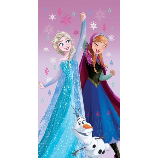 Πετσέτα Θαλάσσης Microfiber Frozen - Λιλά - Διάσταση: 70 x 140 cm
