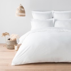 Μαξιλαροθήκη ξενοδοχείου Σατέν-ρίγα 52x72  80%cotton 20%polyester Πεννιέ 220tc