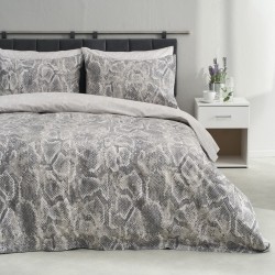 Παπλωματοθήκη διπλή 200x240εκ. Salonica Sahara (γκρι)