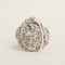 Beauty Home ΠΟΥΓΚΙ ΟΒΑΛ ΜΕ ΚΟΡΔΟΝΙ 13 x 14 cm ΜΙΚΡΑ ΠΡΑΣΙΝΑ ΦΥΛΛΑ