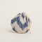 Beauty Home ΠΟΥΓΚΙ ΟΒΑΛ ΜΕ ΚΟΡΔΟΝΙ 13 x 14 cm  ΜΠΛΕ ΖΙΓΚΖΑΓΚ