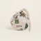 Beauty Home ΠΟΥΓΚΙ ΟΒΑΛ ΜΕ ΚΟΡΔΟΝΙ 13 x 14 cm ΠΡΑΣΙΝΑ ΧΡΙΣΤΟΥΓΕΝΝΙΑΤΙΚΑ ΣΧΕΔΙΑ