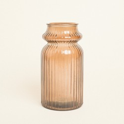 Beauty Home Γυάλινο Βάζο Ίριδα 28 CM