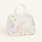 Beauty Home ΤΣΑΝΤΑ ΧΕΙΡΟΣ 35x40x23cm ΠΟΠΛΙΝΑ ΑΝΘΗ ΣΕ ΛΙΛΑ ΑΠΟΧΡΩΣΕΙΣ