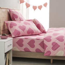 Μαξιλαροθήκες Salonica Love (ροζ)