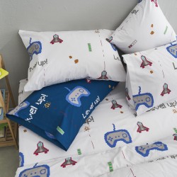 Σεντόνι μονό 160x260εκ. Salonica Mindcraft (λευκό)