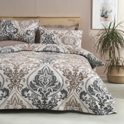 Παπλωματοθήκη διπλή 200x240εκ. Salonica Βικτωριανό (μπεζ)