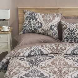 Σετ υπέρδιπλο 240x260εκ. Salonica Βικτωριανό (μπεζ)