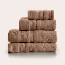 Σετ πετσέτες 3τμχ Καφέ 650gsm