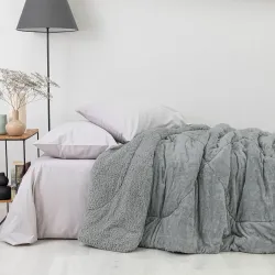 Κουβερτοπάπλωμα Cozy King Size - Γκρι - Διάσταση: 230 x 260 cm