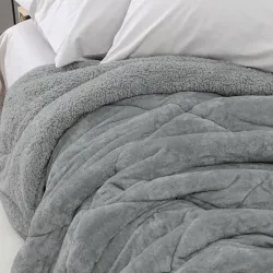 Κουβερτοπάπλωμα Cozy King Size - Γκρι - Διάσταση: 230 x 260 cm