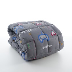 Πάπλωμα μονό 160x230εκ. Salonica Mindcraft (γκρι)