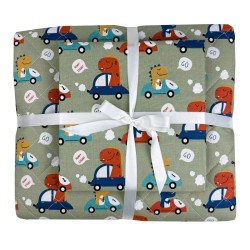 Σετ Παιδικό Κουβερλί με Σεντόνι και Μαξιλαροθήκες Dino Formula