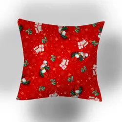 Μαξιλάρι Διακοσμητικό Χριστουγεννιάτικο Santa - Κόκκινο - Διάσταση: 45 x 45 cm