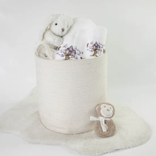 Πετσέτες Σετ 2ΤΜΧ Magic Garden Λευκό - Λευκό - Διάσταση: 70 x 120 / 30 x 50 cm