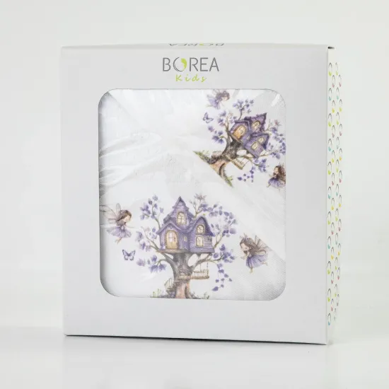 Πετσέτες Σετ 2ΤΜΧ Magic Garden Λευκό - Λευκό - Διάσταση: 70 x 120 / 30 x 50 cm