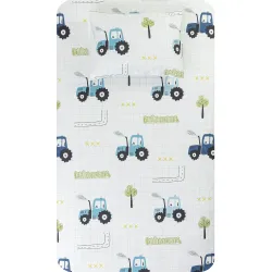 Σεντόνι Σετ 2ΤΜΧ Trucky Moνό - Λευκό - Διάσταση: 160 x 240 cm + 50 x 70 cm